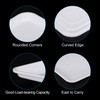 PATIKIL 11.6x8.4" Fast Food Trays, Set of 2, Plastic Serving