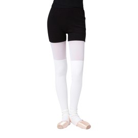 Lovdaswi Women Winter Leg Warmers Over the Knee Knitted Stirrup Socks for Ballet