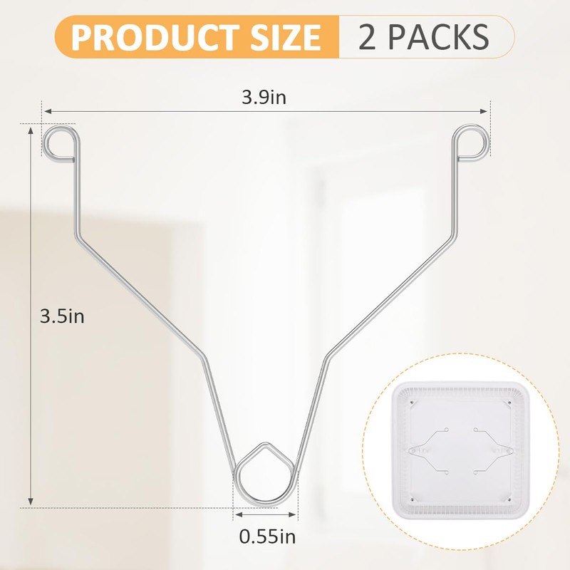 WKZO Grille Spring Clips for FG701S Bathroom Exhaust Fan Cover，Universal