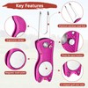 TIXIPEM Golf Divot Repair Tool [4PCS] - Switch Foldable Divot