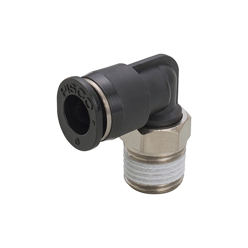 Nippon Pisco PL6-01M Small One-Touch Fitting (Tube Fitting Mini) Elbow,