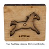 Leather Cutting Die Horse Shape Sharply Clean Edge Alloy Steel
