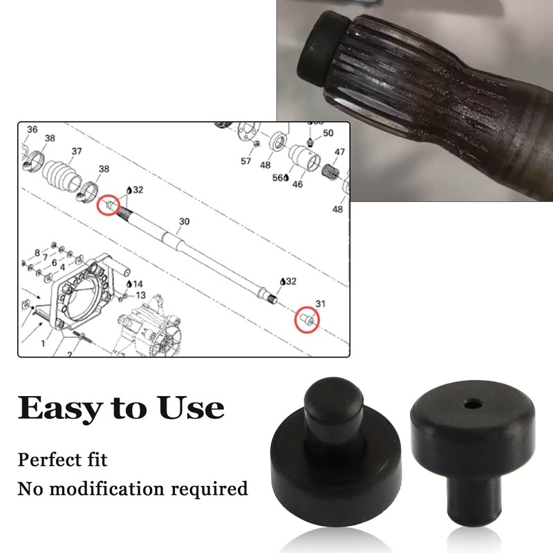 KPALAG Pair of Drive Shaft Bumpers Compatible with SeaDoo SP