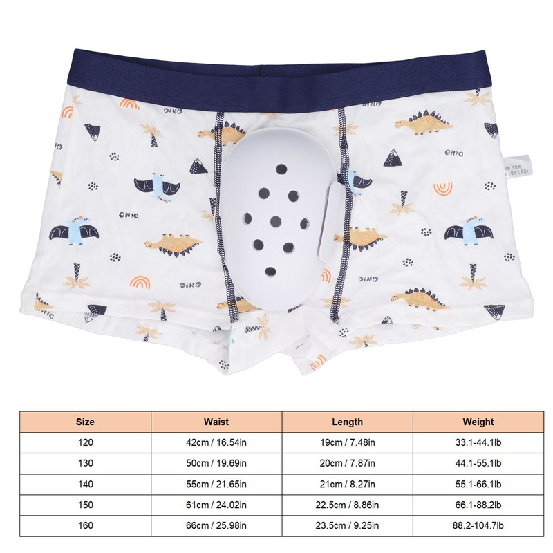 Circumcision Underwear for Kids PTE Protective Cover Anti Extrusion Dinosaur