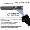 6AN Fuel Line, 3/8 Transmission Cooler Hose,AN6 Braided Fuel Hose