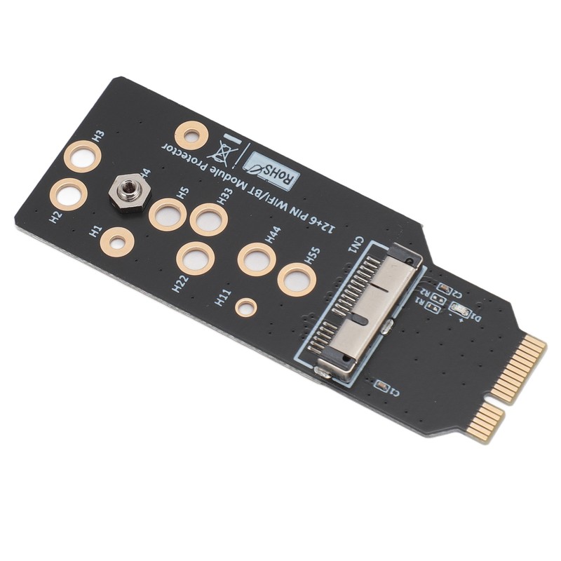 12+6Pin WiFi Network Card and Bluetooth Module Protector Adapter for