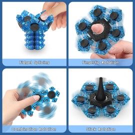 KEEYMENT Sphere Magnetic Fidget Toys Adults, Splicing & Turning Fidget Building Toy & Rotate Sensory Fidget Toy Set, Teen Boy Girl Gifts & ADHD Tool Desk Cool Gadgets Toys for Officee Stress Relief