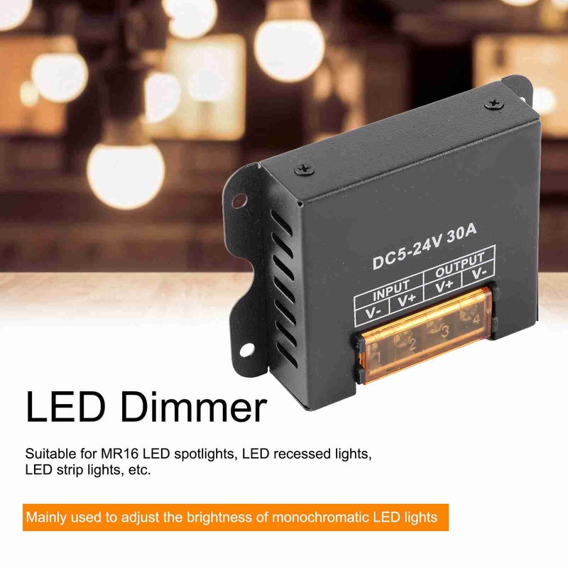 LED Single Color Dimmer Controller 3 Keys RF Large Power