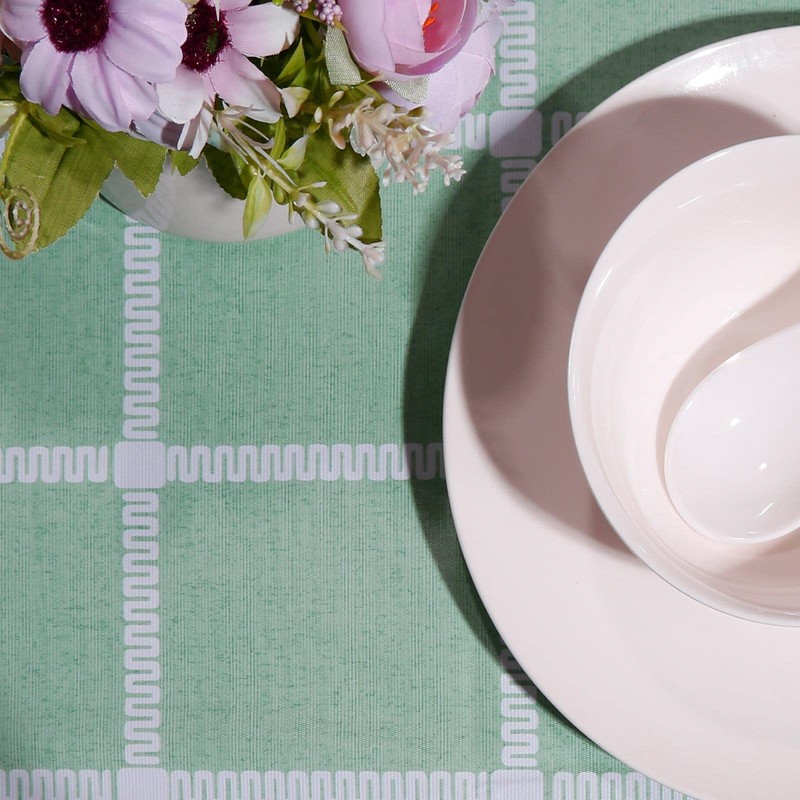 32nd PVC Check Pattern Tablecloth Cover, Easy Clean Wipeable Table