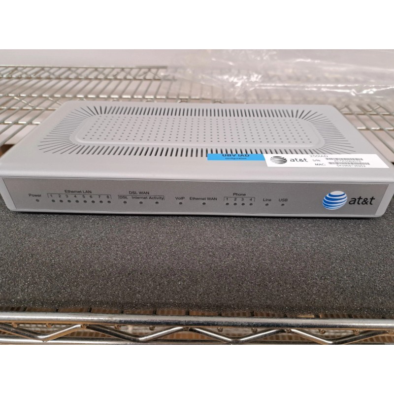 AT&T New, AT&T, 250IAD, Broadband Wifi Modem Internet Router, Alt