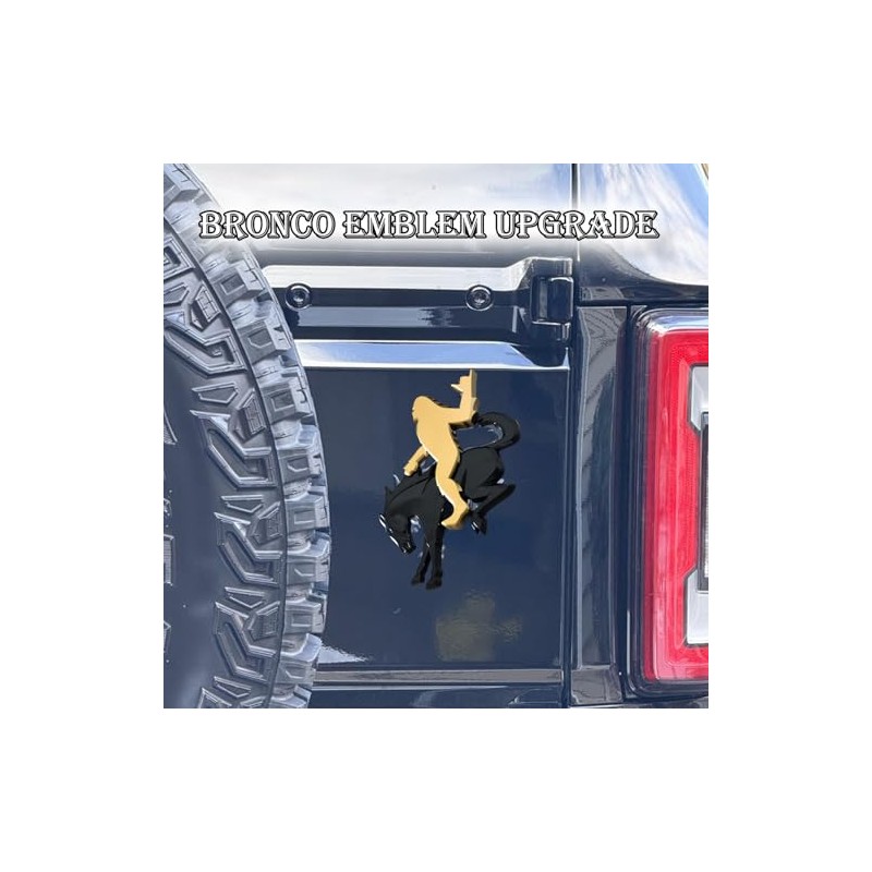 Add-A-Saquatch to Your Bronco,3D Tailgate Emblem Overlay for SUV -