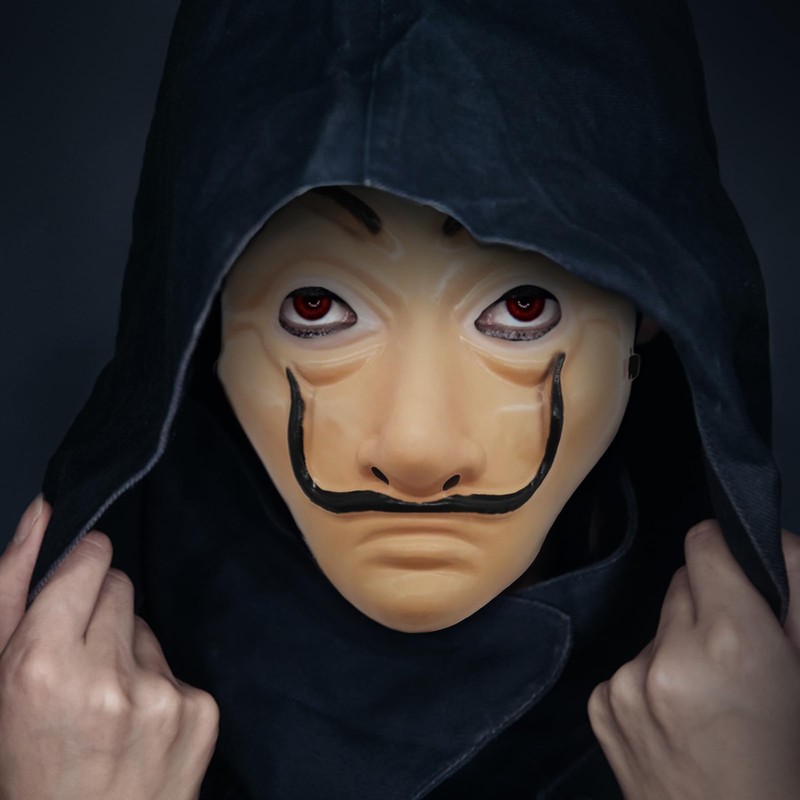 Formemory Halloween Cosplay Mask, 2 Masks, Costume, Accessories, Halloween, Christmas,