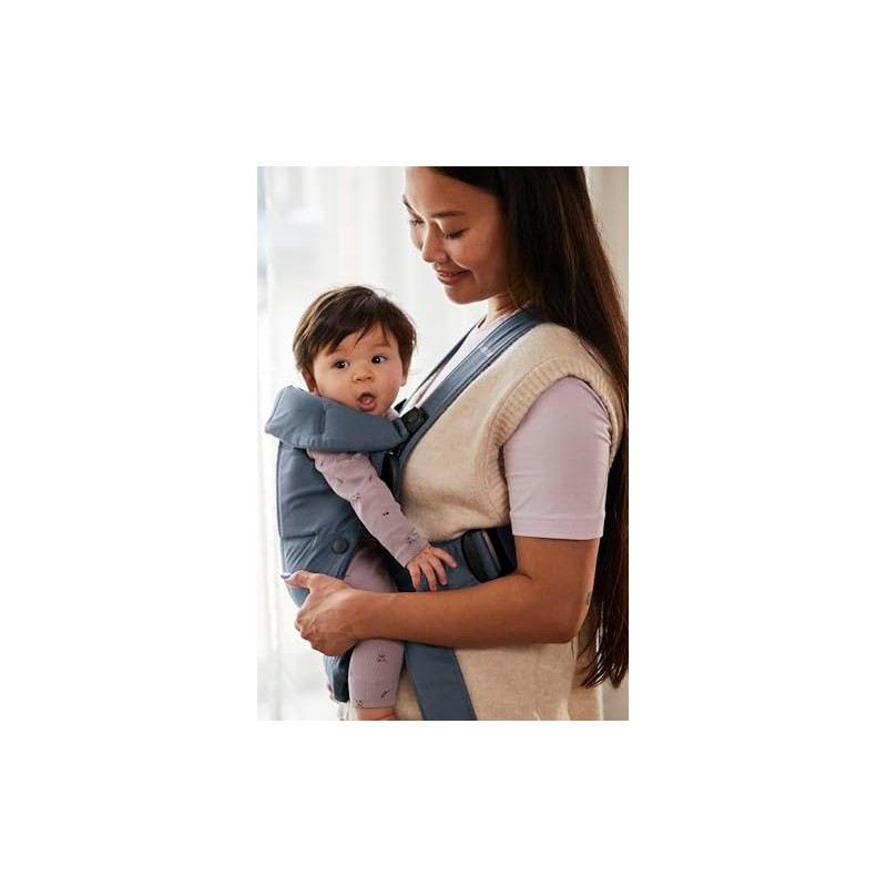 BabyBjörn Mini Woven Baby Carrier Indigo Blue