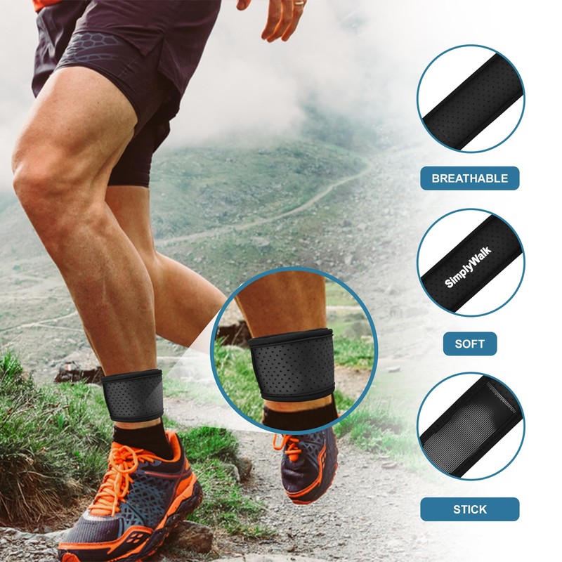 SimplyWalk Ankle Band for Fitbits & Smartwatches, Softwear Ankle Band