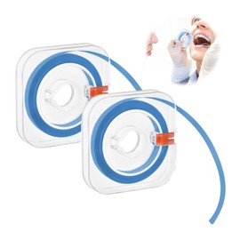 2 Rolls of Tooth Sandpaper, Tooth Sandpaper for Spaces, Tooth Polishing Strips, Deep Cleaning of Teeth, Lightweight and Portable, Show Confidence Smile, for Your Oral Health Protection