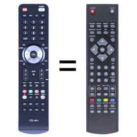 Replacement Remote Control for Denver LED-4969T2CS LED-5569T2CS LED-6569T2CS