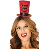 Mini Top Hat Red - Hats, Caps, Helmets and Diadems