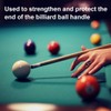 LuLiyLdJ 20 Pcs Billiard Cue Tips Billiard Accessories Billiard Cue