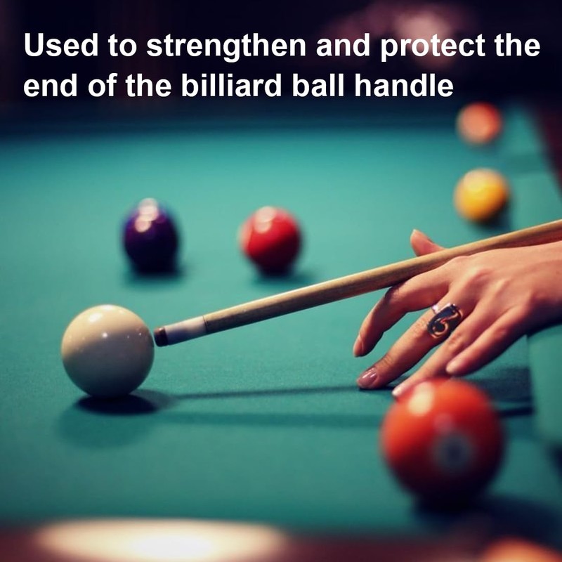 LuLiyLdJ 20 Pcs Billiard Cue Tips Billiard Accessories Billiard Cue