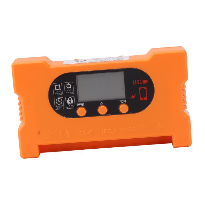 Solar Charge Controller Dual USB Type C Fast Charge Solar