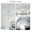 WUZUPS Crystal Chandelier 10-Light Pendant Ceiling Light Modern Lighting Fixture