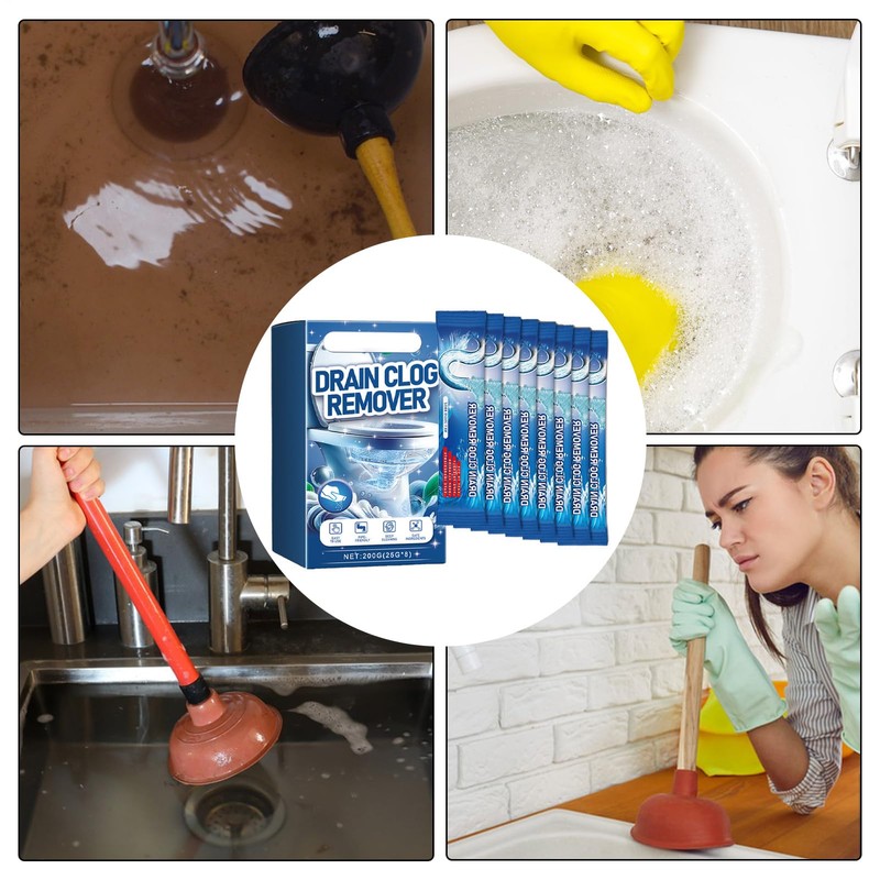 Pipeline Dredging Agent,Powerful Pipeline Unclogging Powder | Fast Acting Clog