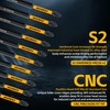 LOZAGU 27-Piece 25mm PZ2 Screwdriver Impact Bits Set with Magnetic