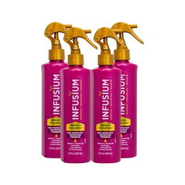 Infusium Repair and Replenish Heat Protector - Nourishing Heat Protection Spray for Hair with Vitamin E and Avocado Oil - Moisture Lock - 4 pc