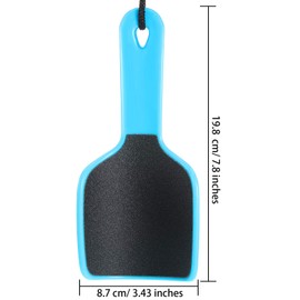 4 Pieces U Shaped Curved Foot File Foot Callus Remover Double- Sided Colossal Foot Rasp Callus Remover for Grit Exfoliates Removes Dead Skin, 4 Colors