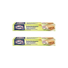 Toppits Greaseproof Paper (28 cm x 16 m Pack of 2 x 16 metres)