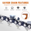 SAVIOR Pack of 2 Saw Chains .325 Inch 1.3 mm