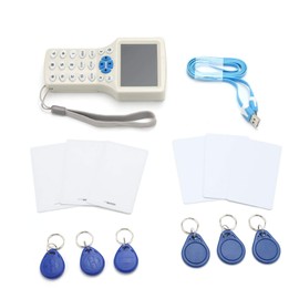 RFID White Portable Card Replicator for Parking Card Access Cards