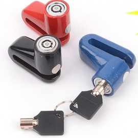 Enhanced Security Disc Lock: Portable, Keyed, Indoor Safety Lock Security 2ea
