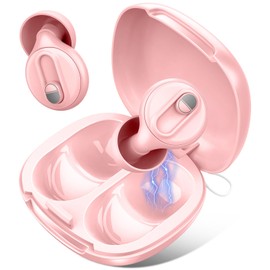 Adjustable Ear Plugs-2, 17-35dB Noise Reduction Hearing Protection EarPlugs, Reusable Silicone Earplug for Sleep/Focus/Concerts, 7 Pairs of XS/S/M/L Single/Double Eartips with Magnetic Case Pink