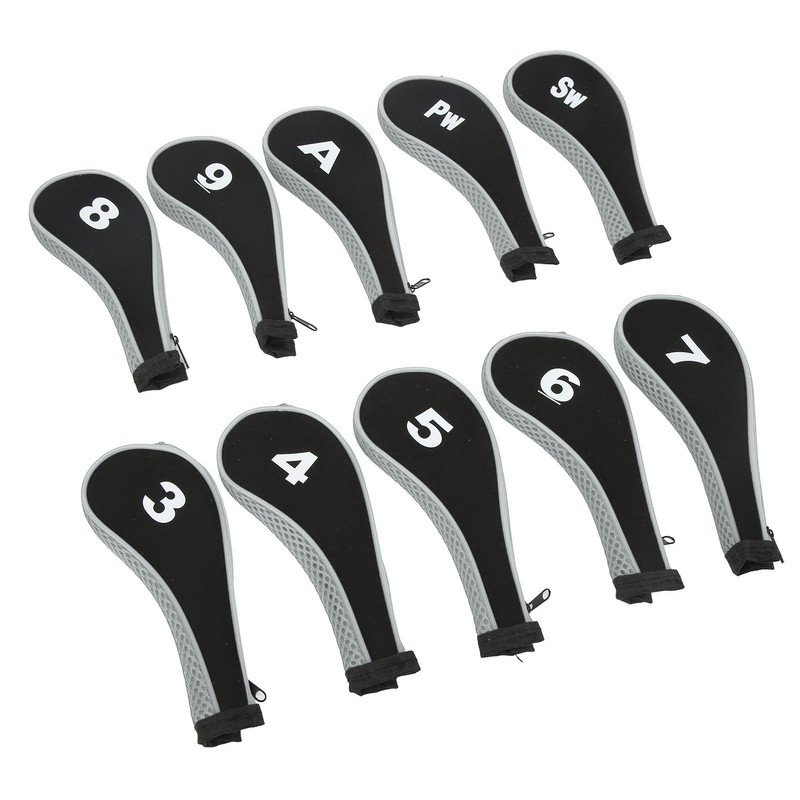 10Pcs Golf Club Head Cover Neoprene Golf Head Cover for