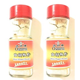 Oriental mascot White Pepper Powder 1.1 Oz ( 2 Pack)