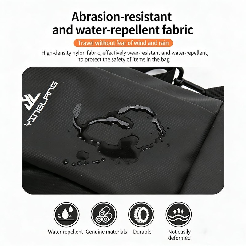 JIMYAO Crossbody Sling Bag for Men & Women, Waterproof Lightweight