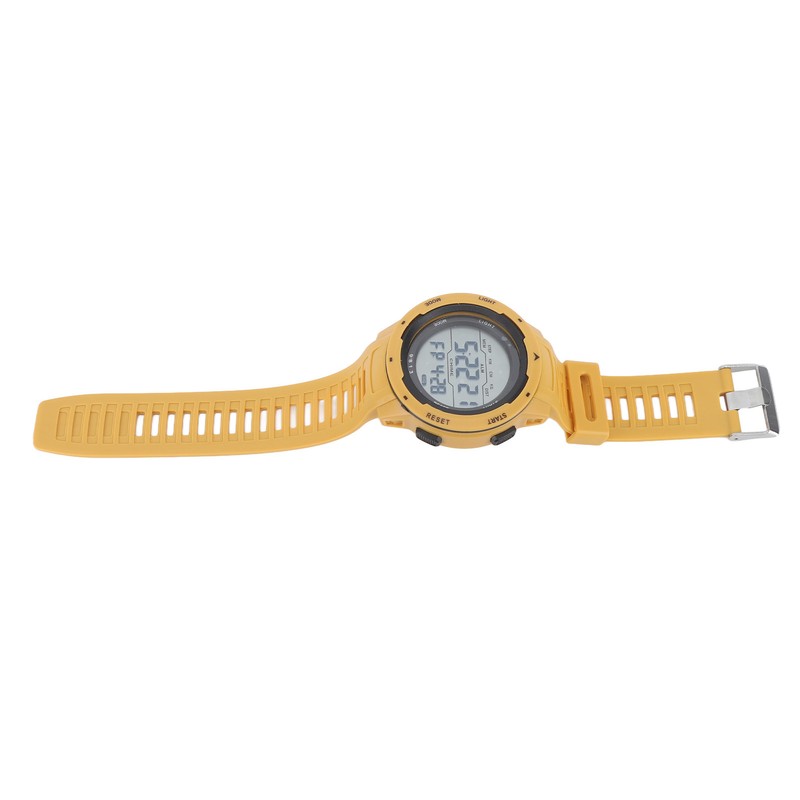 Men Sport Digital Chronograph Rubber Strap Watch Waterproof Outdoor Sporty
