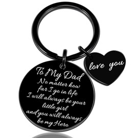 AOBIURV Dad Gifts Christmas Dad Gifts From Daughter Keychain Gifts For Dad From Daughter Father‘s Day GIfts Best Dad Gifts Dad Birthday Presents Christmas For Dad Stocking Stuffer For Dad