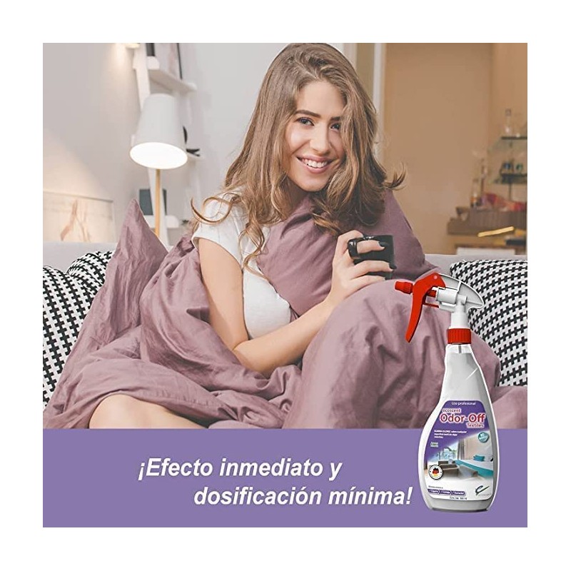 ECOSCENT ODOR-OFF Off Textiles– Elimina olores en Superficies Textiles-No Mancha