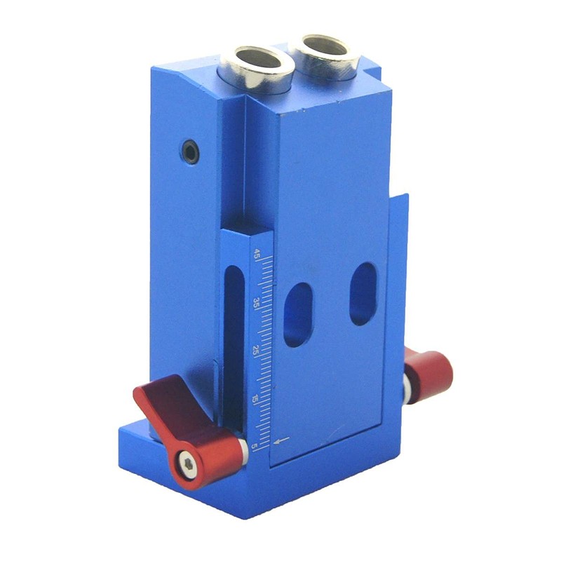 KATSU Pocket Hole Drilling Jig Kit with Step Bit Woodworking