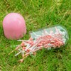 EWILLING Pink White Plastic Cute Golf Tees | Size 2-3/4