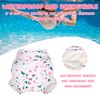 BIG ELEPHANT Baby Swim Diapers 3pcs, Reusable Adjustable Washable Waterproof
