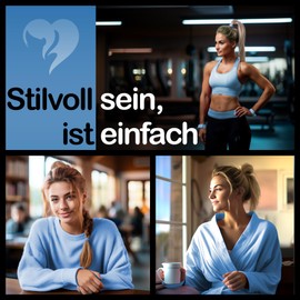 BLISSWISP Pack of 50 Hair Bobbles - Hair Bobbles - Elastic Bands for Women and Girls, Multicoloured, Perfect Addition to Dressing Table or Bathroom, Blue