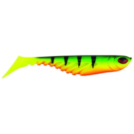 PowerBait Ripple Shad Fire Perch 3 1/2in | 9cm
