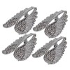 4Pcs Brooch Pin Diamond Angel Wing Pattern Cute Fashion Lapel
