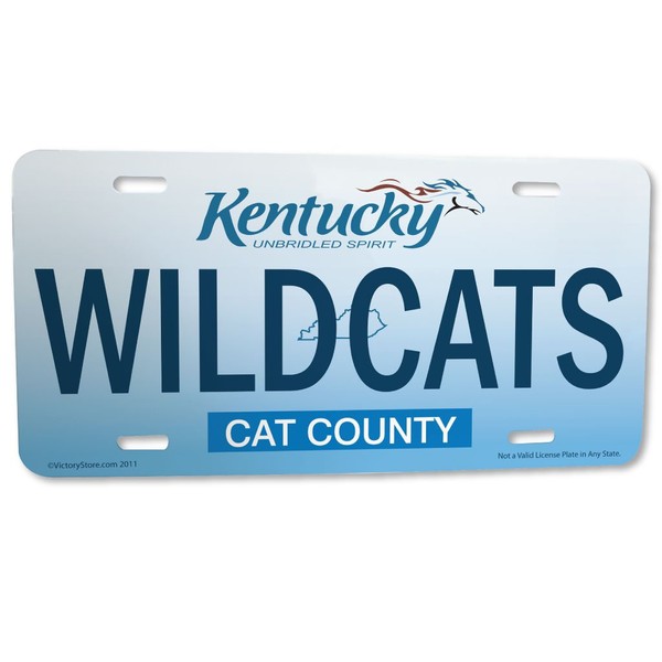 VictoryStore Front License Plate - Kentucky Wildcats!
