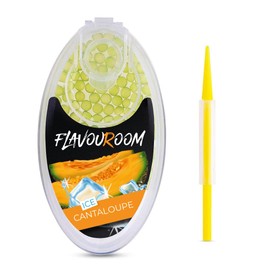 Flavouroom Aroma Click - 100 Premium Balls Set, Intensive Flavour with Practical Box, Easy to Insert for DIY Menthol Filter Experience (Ice Cantaloupe)