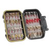40Pcs Fly Fishing Flies Kit Stainless Steel with Box Lures