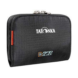Tatonka Big Plain Wallet RFID B Wallet with RFID Protection and Coin Compartment, Compartments for Credit Cards, Bank Cards etc. Dimensions: 13 x 9 x 2 cm, Black